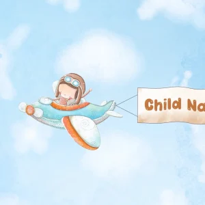 Sky Adventure Kids Birthday Invitation