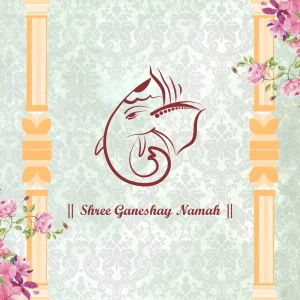 Shree Ganesh Baby Shower Invitation