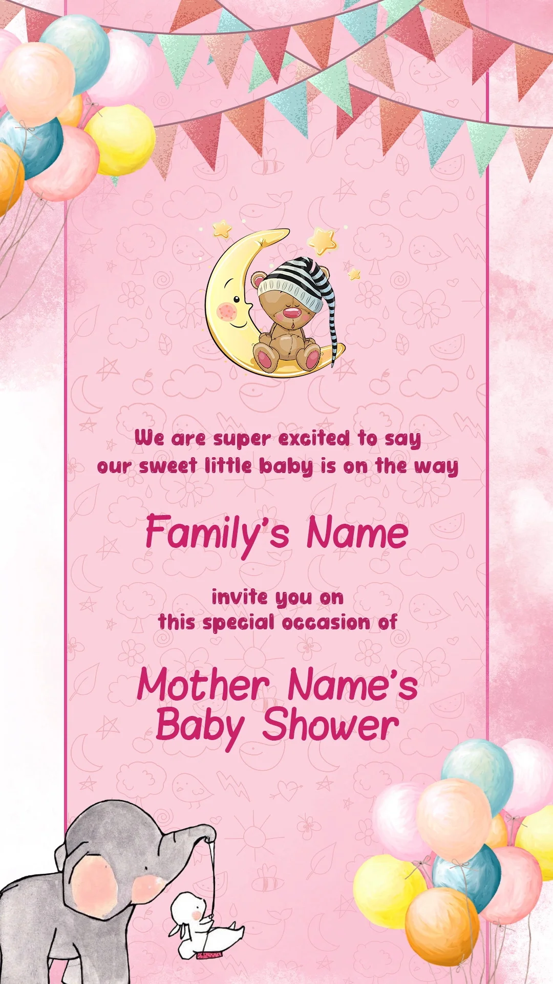 Little Princess Baby Shower Invitation