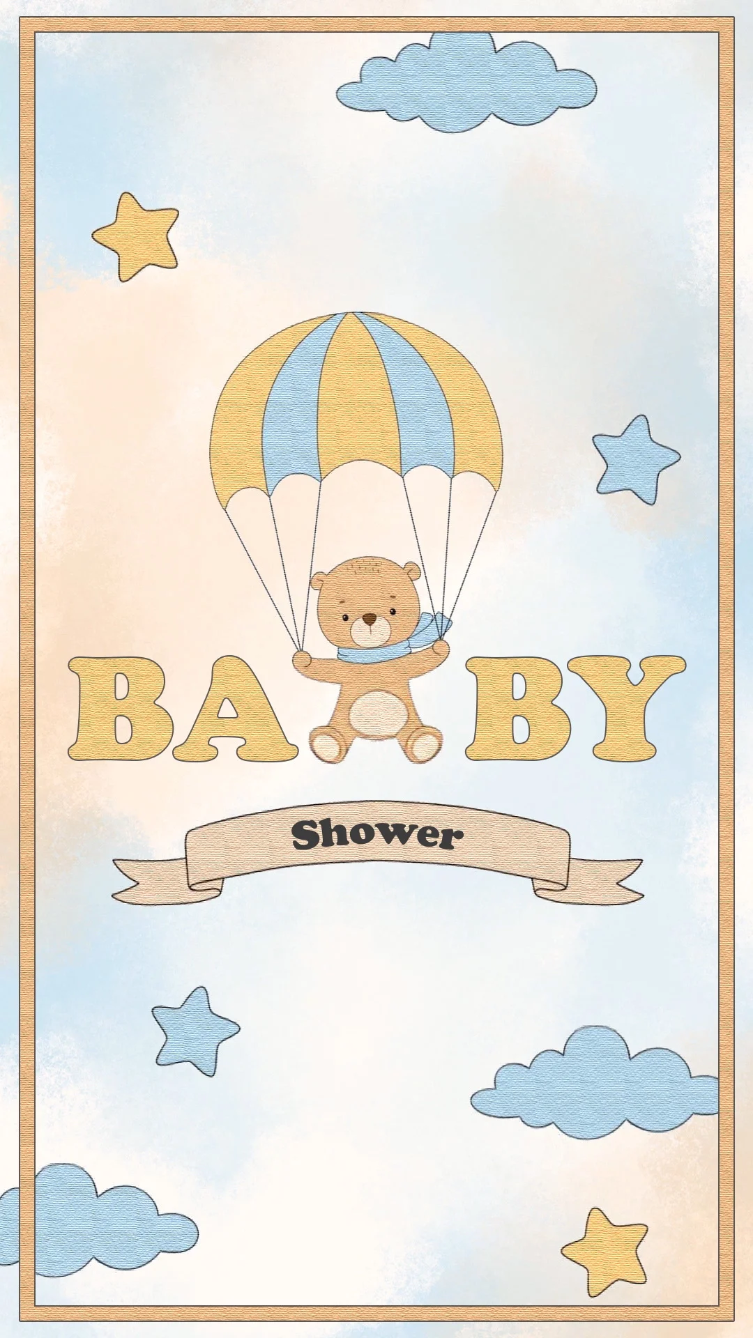Little Explorer Baby Shower Invitation