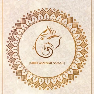Royal Mandala Engagement Invite
