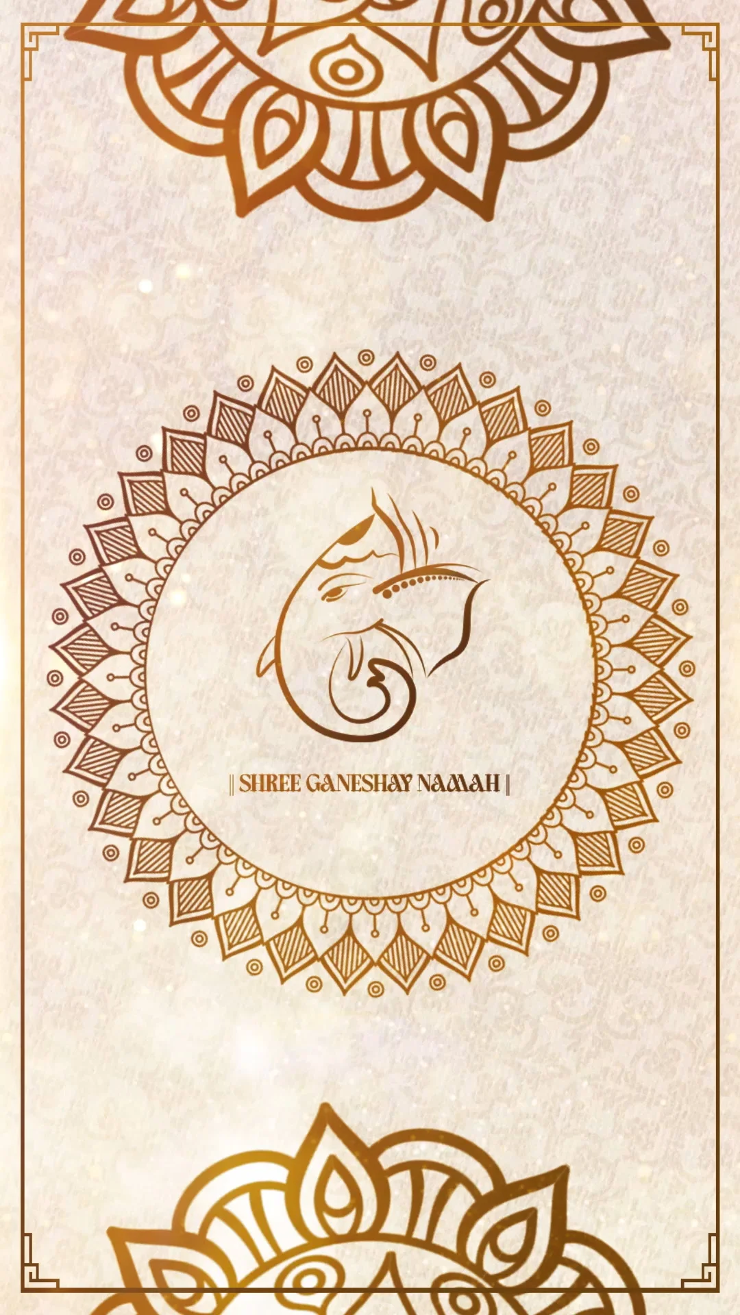 Royal Mandala Engagement Invite