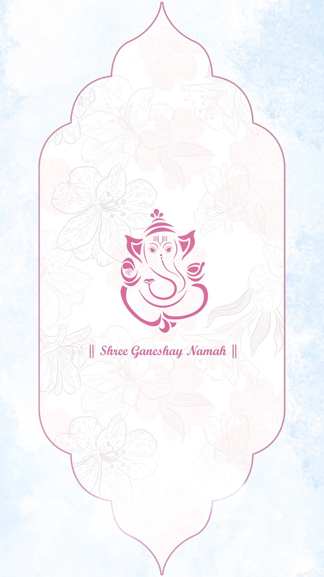 Blossom Palace Engagement Invite