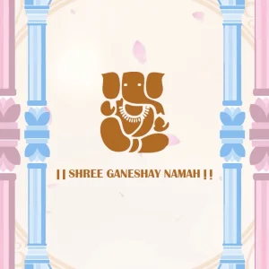 Royal Blossom Engagement Invitation