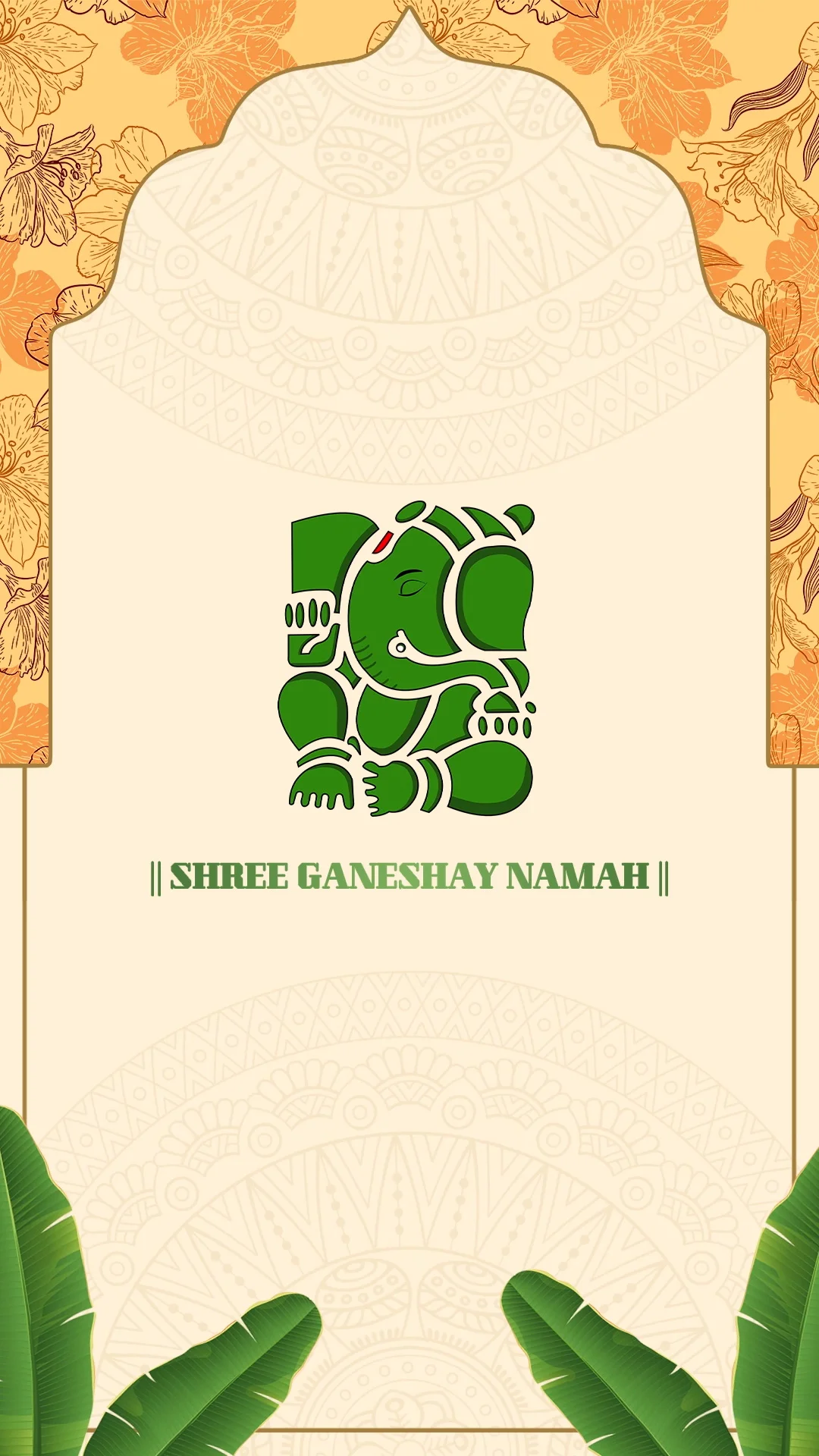 Green Aura Housewarming Invite