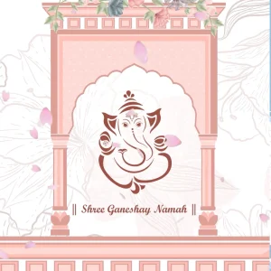 Pastel Palace Wedding Invitation