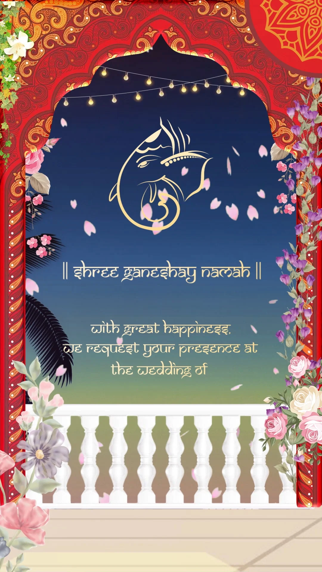 Royal Celebration Night Invitation