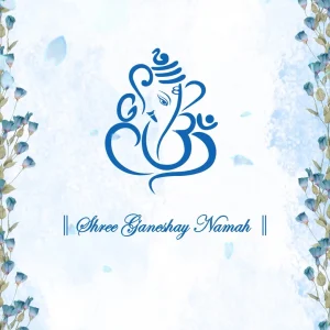 Serene Blossom Wedding Invitation