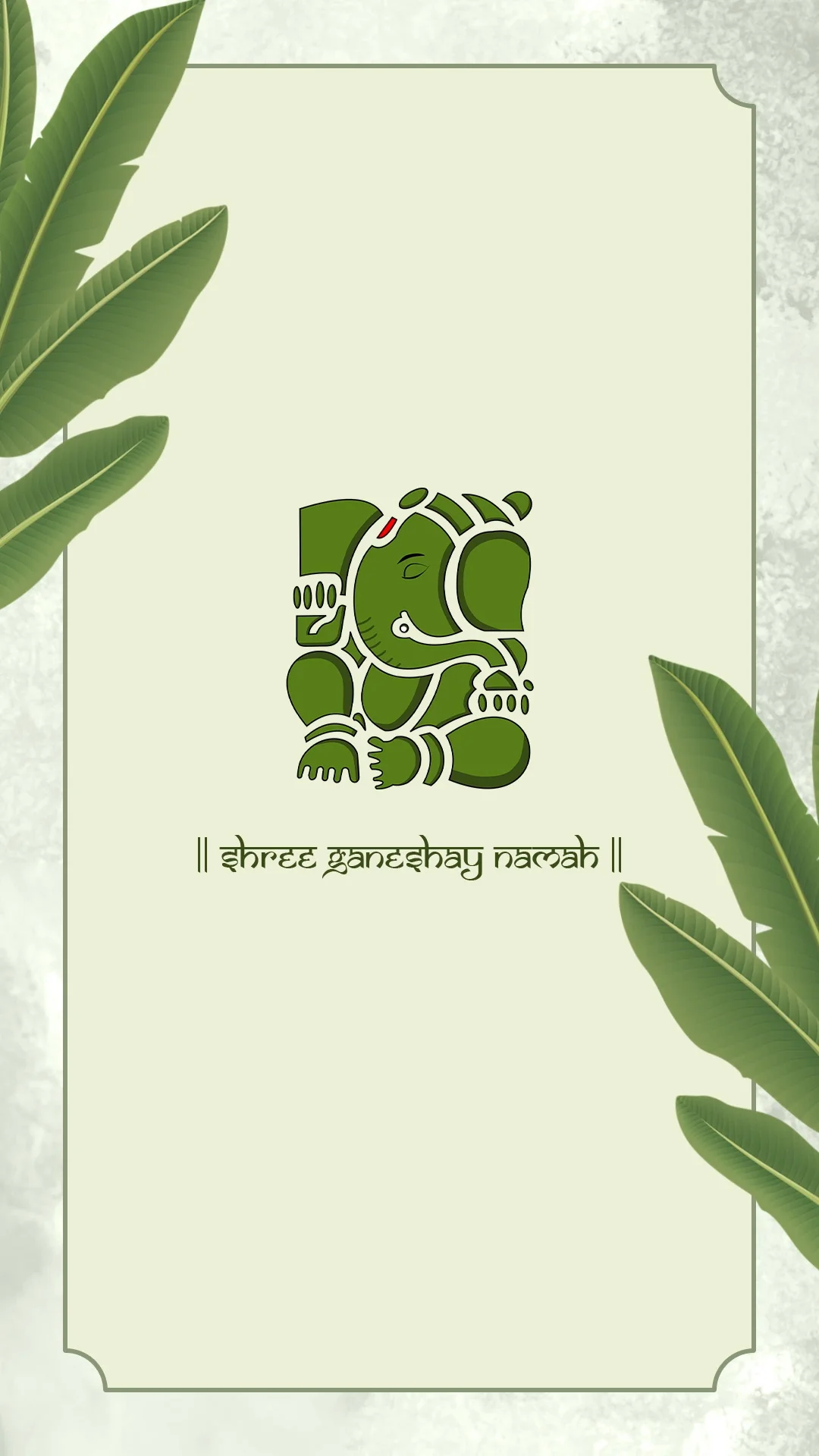 Nature Harmony Wedding Invitation
