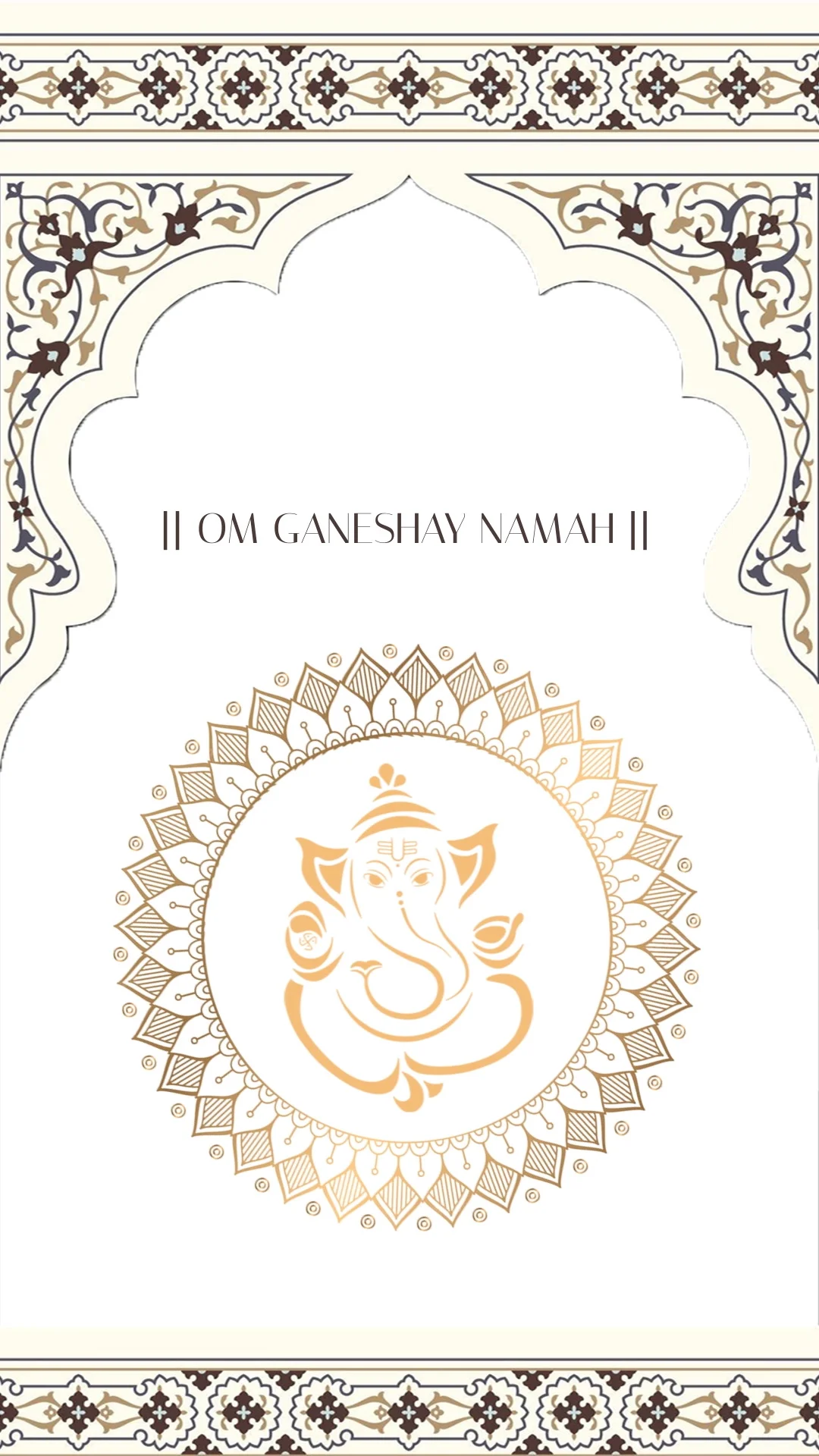 Royal Ivory Wedding Invitation